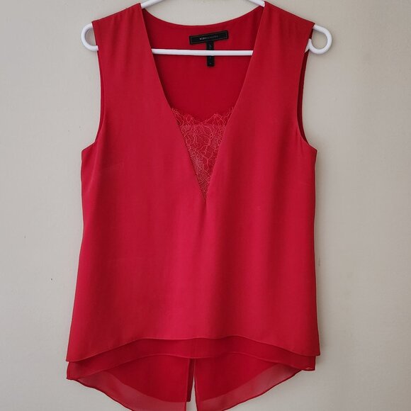 BCBG Maxazria Sleeveless Dressy Lace Insert - Picture 1 of 2
